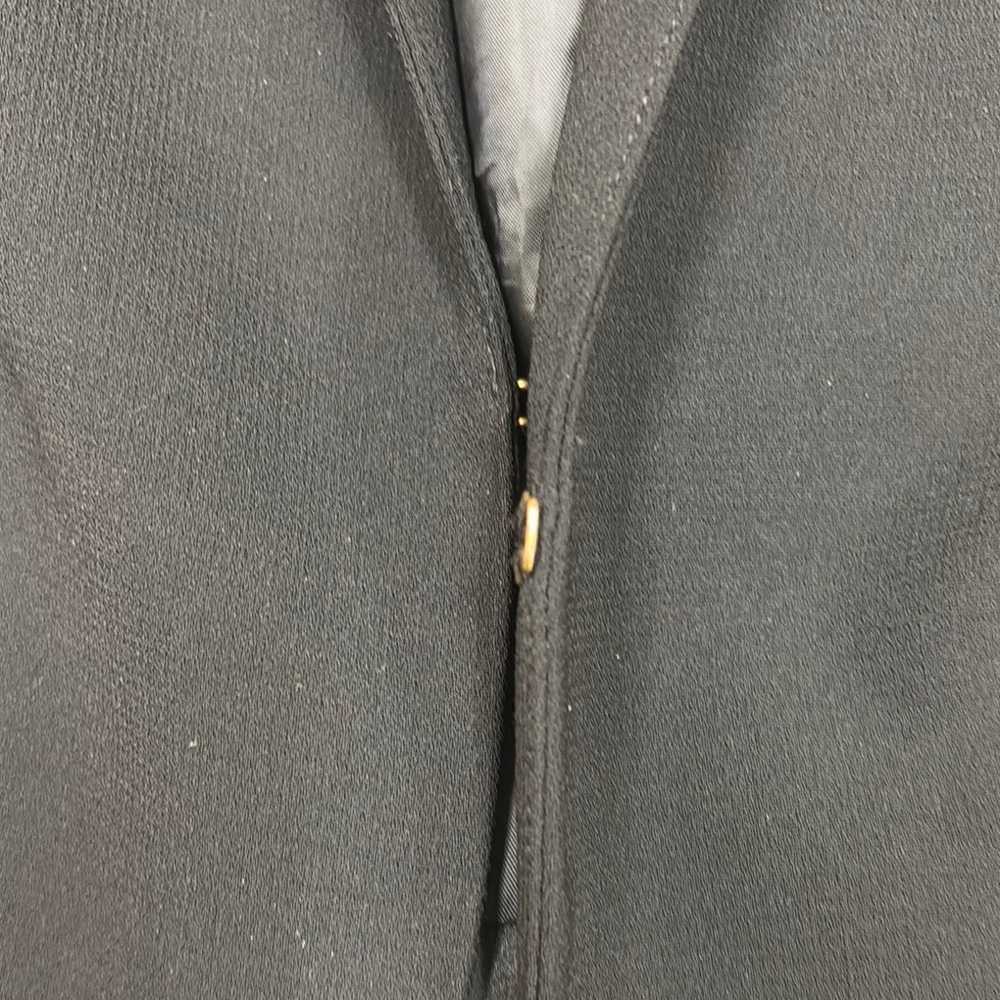 Black Blazer with Gold Accents - Picture 7 of 13
